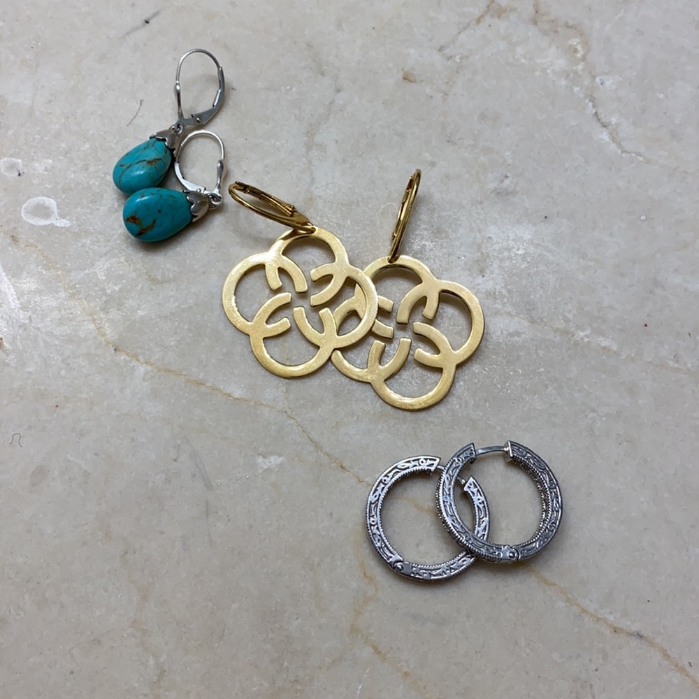 Earring Bundle Of 3 Pairs - image 2